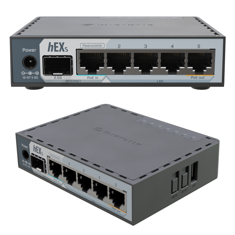 MIKROTIK E60iUGS Router Desktop (hEX S (2025))