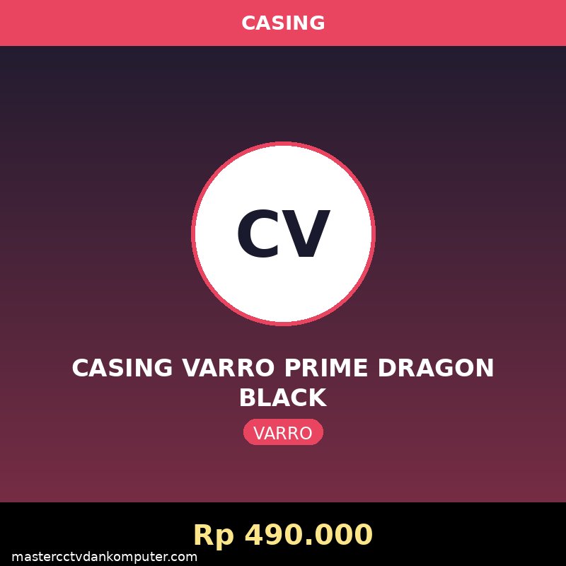 CASING VARRO PRIME DRAGON BLACK