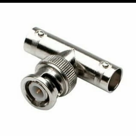 Connector T BNC Male to 2 Female