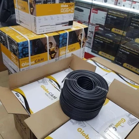 Kabel RG6+ Globe Cam 300M