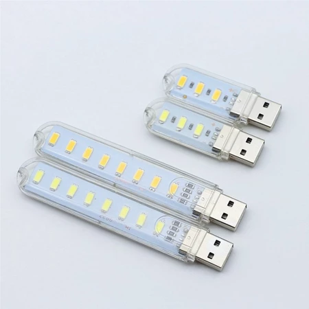 Lampu USB Mini LED Stick 8 LED Strip