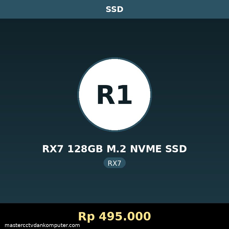 RX7 128GB M.2 NVME SSD