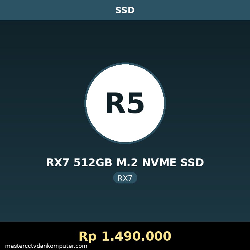 RX7 512GB M.2 NVME SSD
