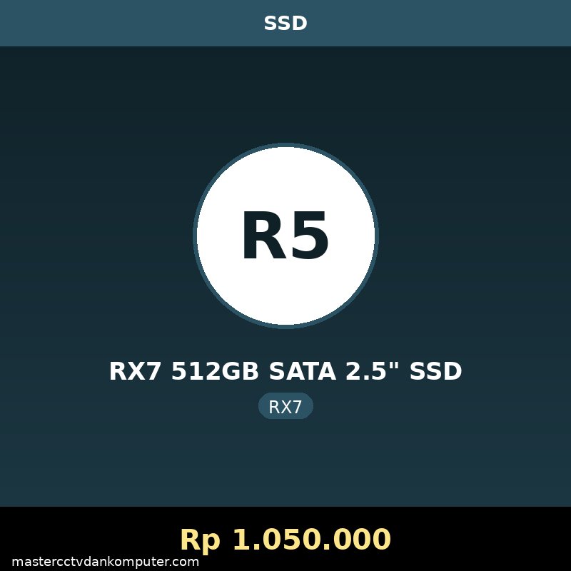 RX7 512GB SATA 2.5" SSD