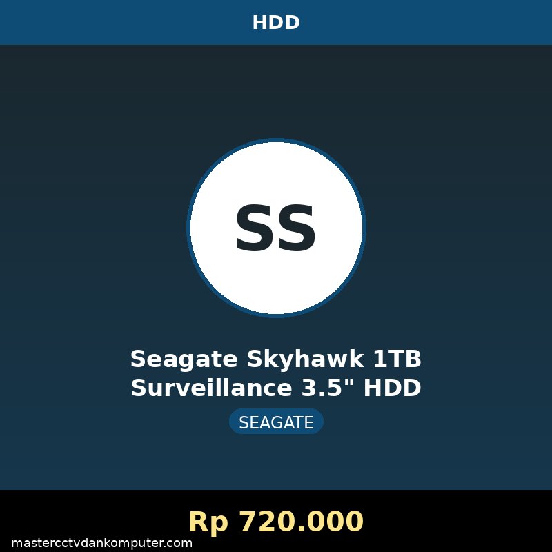 Seagate Skyhawk 1TB Surveillance 3.5" HDD