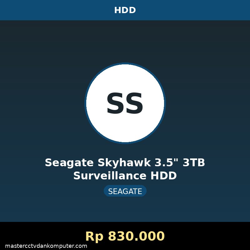 Seagate Skyhawk 3.5" 3TB Surveillance HDD