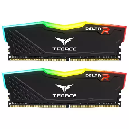 TEAM T-FORCE DELTA RGB DDR4 16GB (2X8GB) 3600MHZ BLACK
