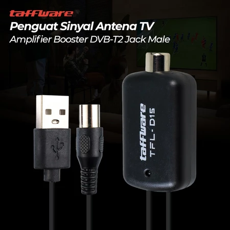 Taffware TV Amplifier Signal Booster DVB-T2