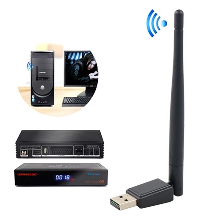 USB Dongle Wi-Fi STB DVB T2 MT7601