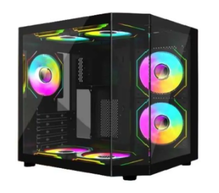 VENOM RX ATOM 3D M-ATX TEMPERED GLASS FREE 3 FAN ARGB