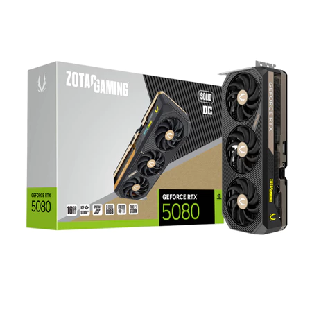 ZOTAC GAMING GeForce RTX 5080 SOLID OC 16GB GDDR7